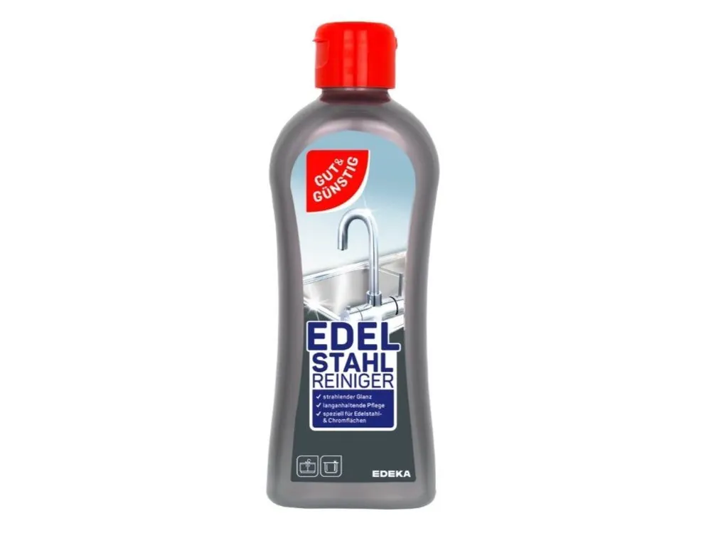 Gut & Günstig čistič nerez oceli a chromu 300 ml Akce