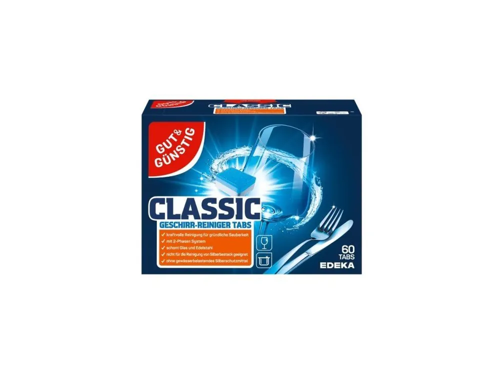 Gut & Günstig tablety do myčky 60 ks Classic Ověřený