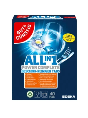 Gut & Günstig tablety do myčky 40 ks All-in-1 Power Complete Nejprodávanější