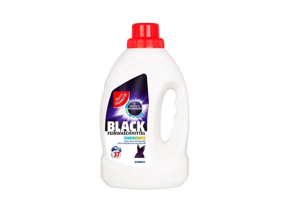 Gut & Günstig prací gel 37 dávek Black 1,5 l Značkový