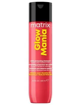 Oblíbený MATRIX Total Results Glow Mania Shampoo 300ml - bezsulfátový šampon pro barvené vlasy
