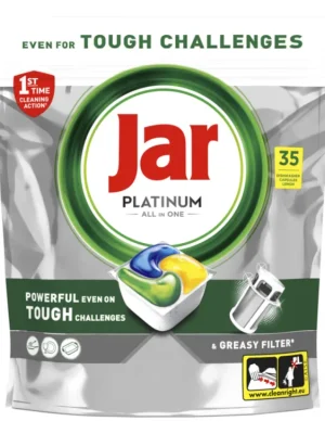 Jar tablety do myčky 35 ks Platinum Lemon Vrácení Zdarma