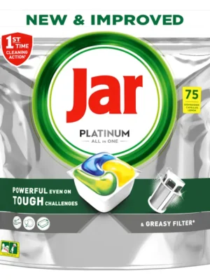 Tovární Cena Jar tablety do myčky 75 ks Platinum Lemon