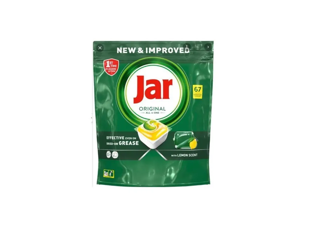 Hit Sezóny Jar tablety do myčky 67 ks Original Lemon