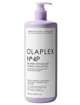 OLAPLEX No.4PBlonde Enhancer Toning Shampoo 1000ml - šampon pro studenou blond Omezená Nabídka