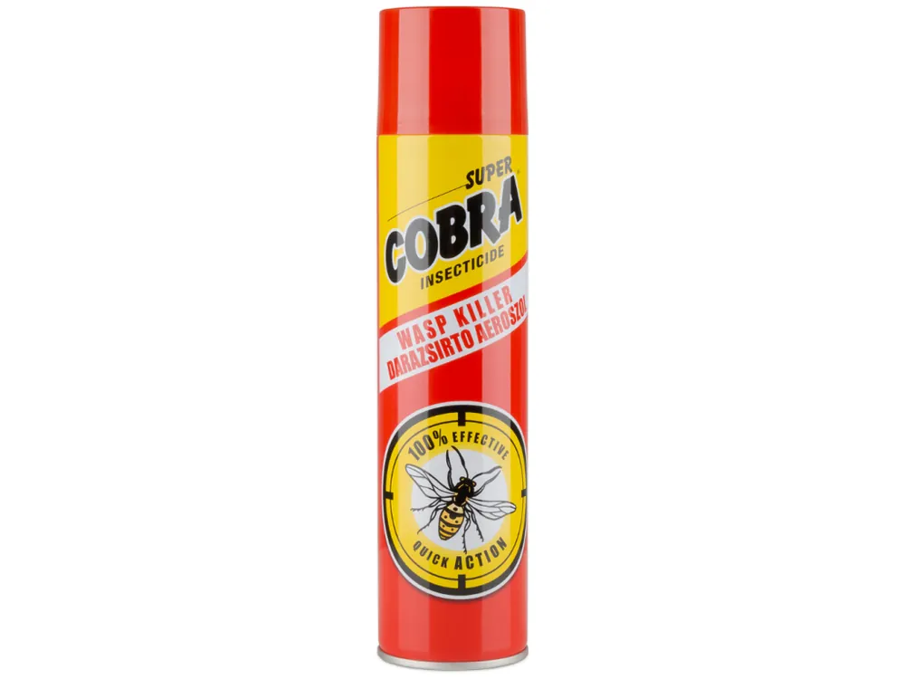 Nejprodávanější Super Cobra zabiják hmyzu 400 ml Vosy a sršni (Wasp Killer)
