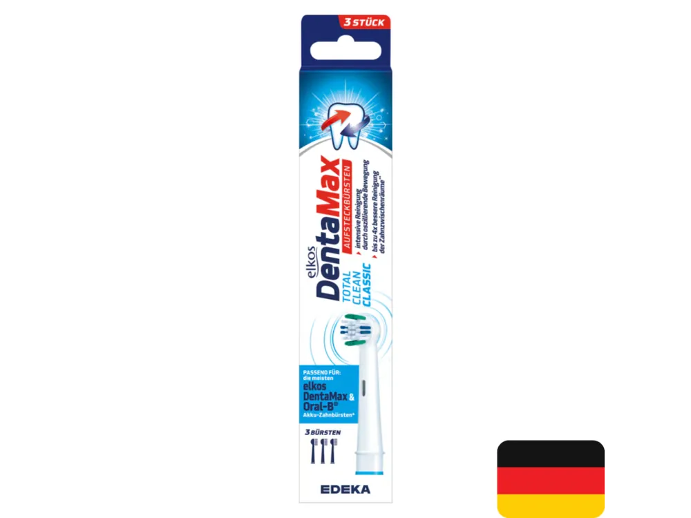 Poslední Šance Elkos Dentamax náhradní hlavice ke kartáčkům Oral-B 3 ks Classic