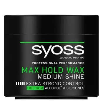 SYOSS Professional MAX HOLD Wax 150ml - extra silný vosk na vlasy s leskem Sleva