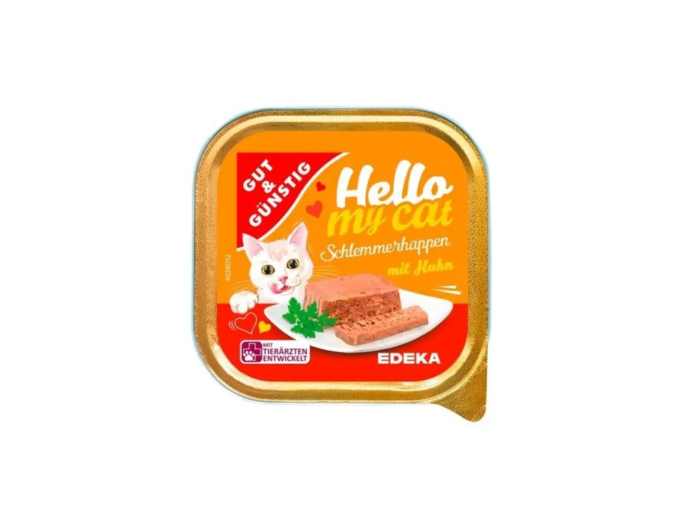 Gut & Günstig paštika pro kočky 100 g s kuřecím masem Novinka