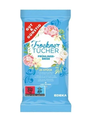 Sleva Gut & Günstig ubrousky do sušičky 25 ks Frühlings-Brise