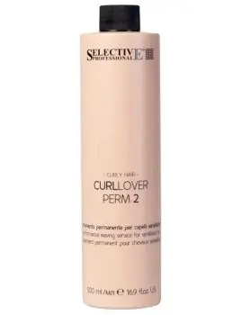 SELECTIVE Professional Curllover Perm 2 500ml - trvalá ondulace oslabené chemicky ošetřené vlasy Sleva