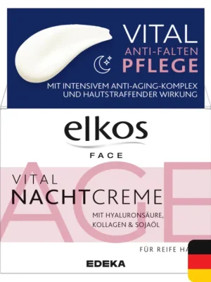 Elkos Face noční revitalizující krém 50 ml Vital Dokud Zásoby Vydrží