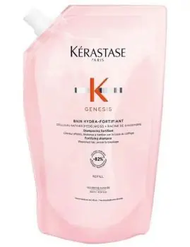 KÉRASTASE Genesis Bain Hydra-Fortifiant Refill 500ml - šampon proti padání pro jemné a mastné vlasy - náhradní náplň Cenová Bomba
