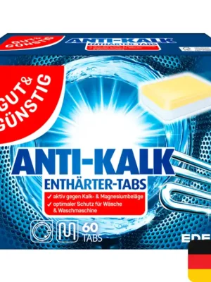 Gut & Günstig Anti-Kalk tablety proti vodnímu kameni 60 ks Hit Sezóny