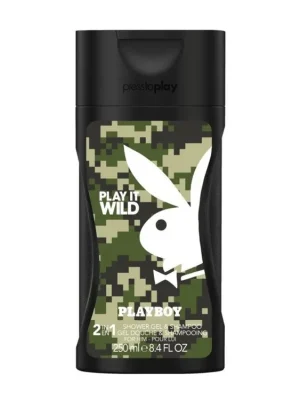 Oblíbený Playboy 2v1 sprchový gel + šampon 250 ml Play It Wild Men