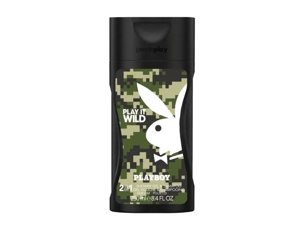 Oblíbený Playboy 2v1 sprchový gel + šampon 250 ml Play It Wild Men