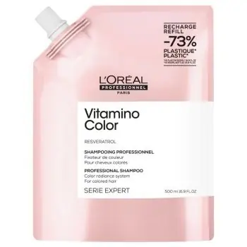 L´ORÉAL Expert Vitamino Color Shampoo Refill 500ml - šampon pro barvené vlasy - náhradní náplň Výhodná Nabídka