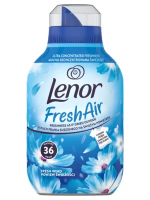 Akce Lenor aviváž 36 pracích dávek Fresh Air Fresh Wind 504 ml