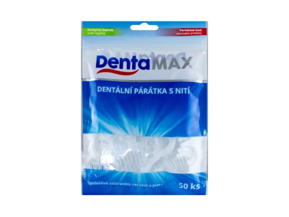 Super Cena DentaMax dentální párátka s nití 50 ks
