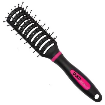 Top Prodej DUKO 97I6 Kartáč na rozčesávání vlasů Fuchsia 7 řad - 248x49mm