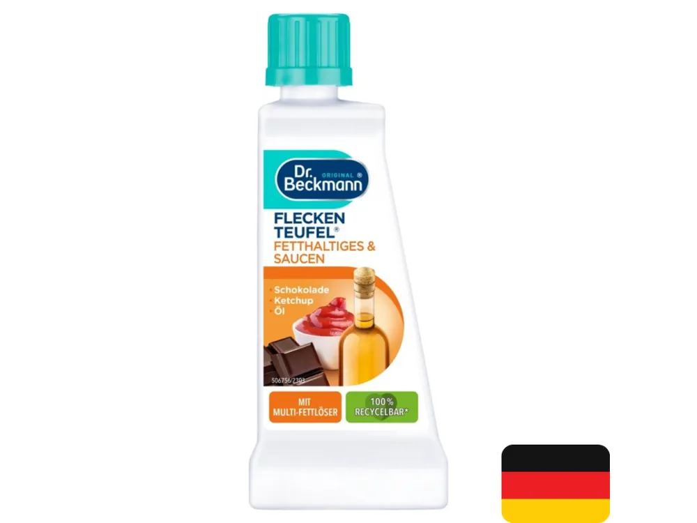 Dr. Beckmann ďáblík na skvrny 50 ml tuk, olej, kečup, máslo Nejprodávanější