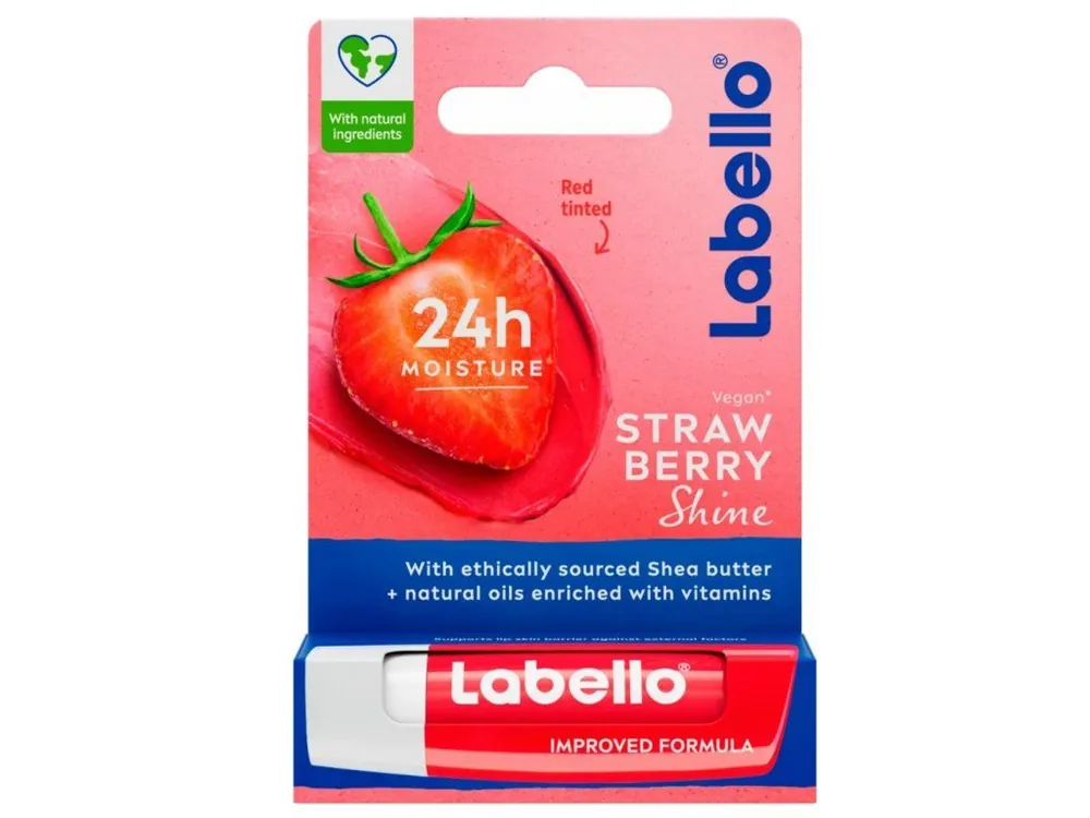 Labello balzám na rty 4,8 g Strawberry Shine Výhodná Nabídka