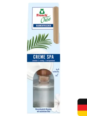 Výprodej Frosch Oase osvěžovač vzduchu 90 ml vonné tyčinky vůně Creme Spa