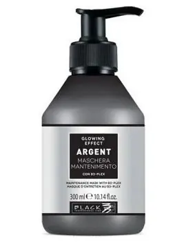 Sleva BLACK Argent Glowin Effect Mask 300ml - rekonstrukční laminační maska pro poškozené vlasy