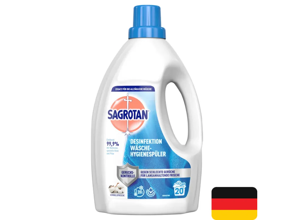 Nejprodávanější Sagrotan dezinfekční aviváž 20 dávek Himmelsfrische 1,5 l