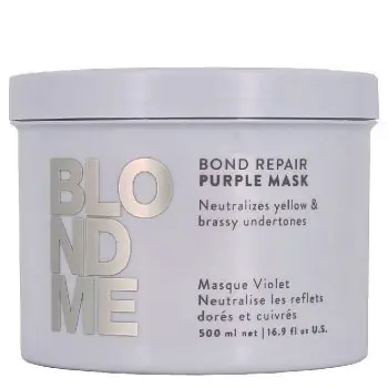 Speciální Cena SCHWARZKOPF BlondMe Purple Mask 500ml - neutralizační maska pro ledově chladnou blond