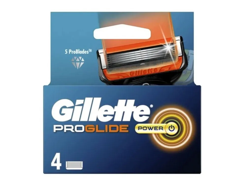 Gillette náhradní hlavice Fusion5 Proglide Power 4 ks Nejprodávanější