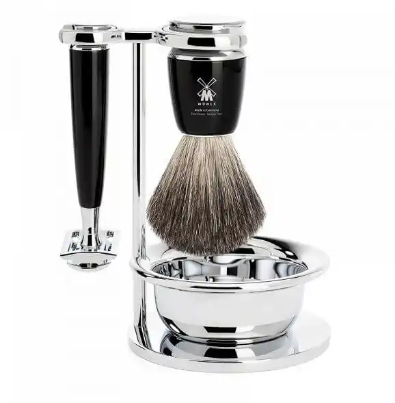 Mühle Rytmo Black Pure Badger 4-dílná Zlevněný