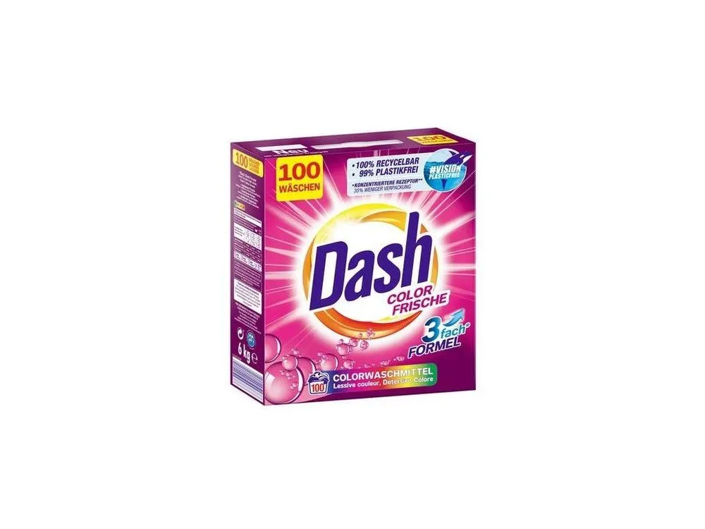 Dash prací prášek 100 dávek Color Frische 6 kg Výhodná Nabídka