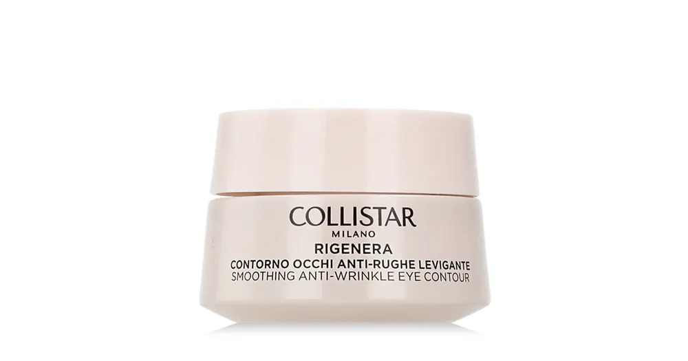 Novinka Collistar Rigenera Smoothing Anti-Wrinkle Eye Contour 15 ml
