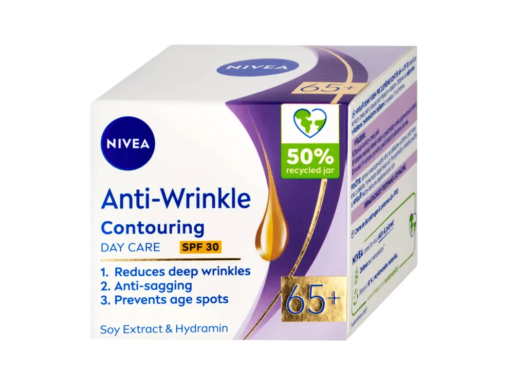 Nivea denní krém 50 ml Proti vráskám pro zlepšení kontur 65+ SPF30 Odeslání Ihned