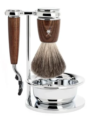 Mühle Rytmo Ash Pure Badger Mach3 4-dílná Autentický