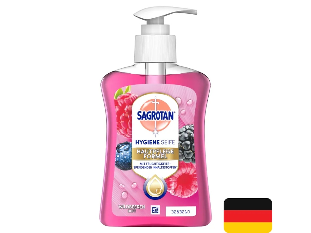 Sezónní Sleva Sagrotan tekuté mýdlo 250 ml Wildbeeren