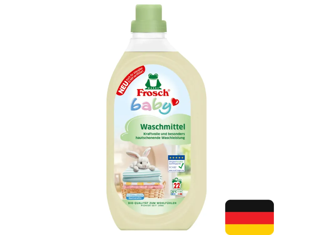 Frosch Baby prací gel 22 dávek 1,5 l Waschmittel Originální
