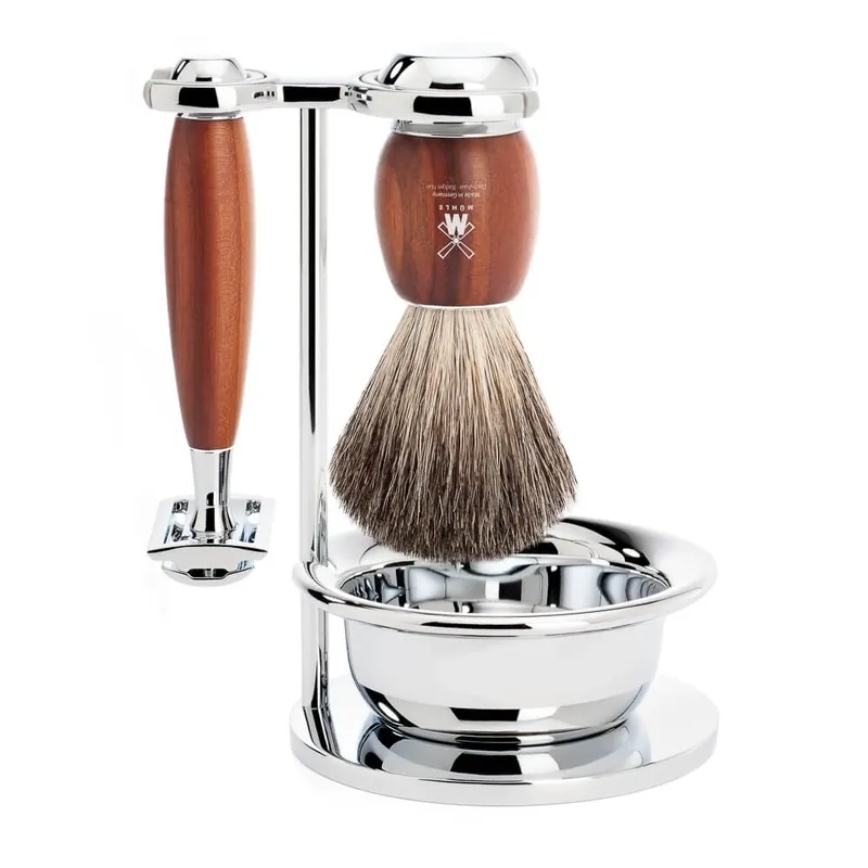 Mühle Vivo Plumwood Pure Badger 4-dílná Doprava Zdarma
