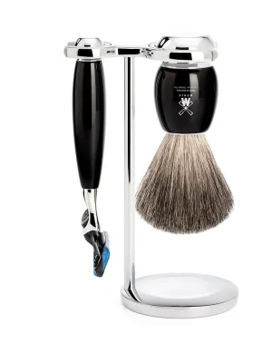 Nakupujte Hned Mühle Vivo Black Pure Badger Fusion 3-dílná