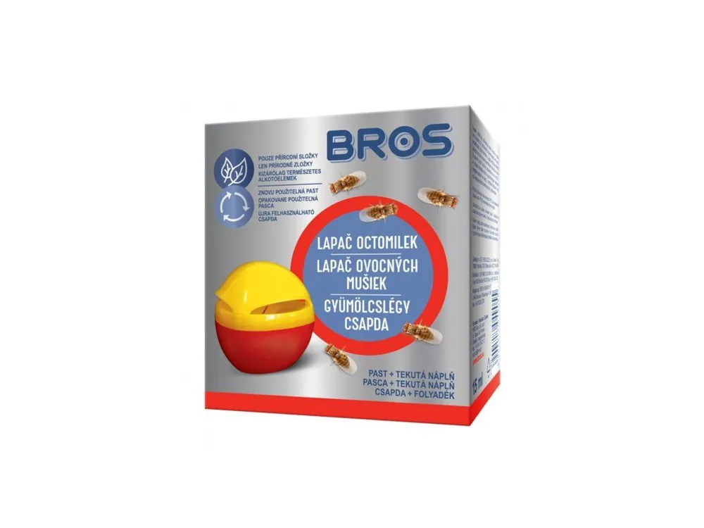 Finální Výprodej Bros lapač octomilek past + tekutá náplň 15 ml