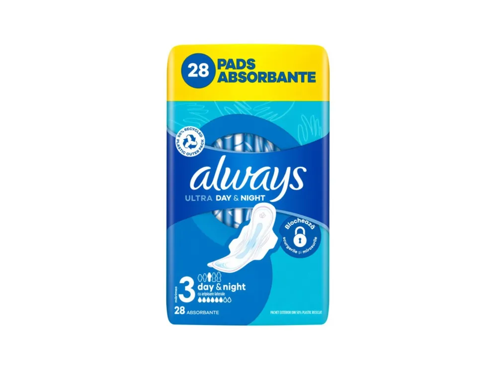 Nejlepší Cena Always vložky 28 ks Ultra Day & Night plus