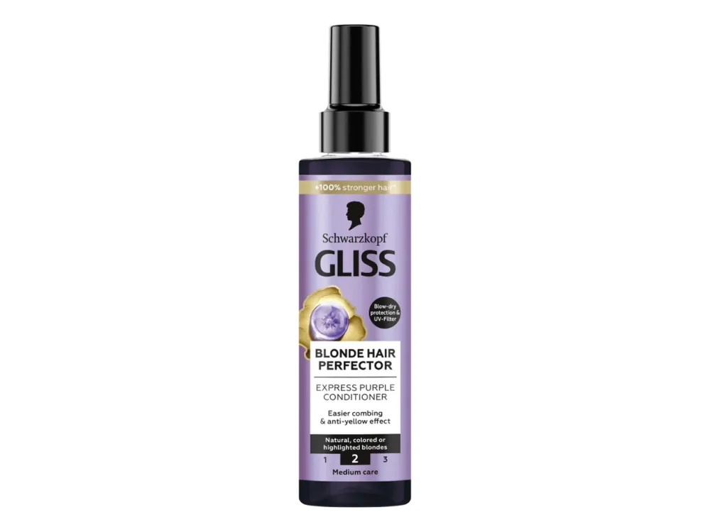 Cenová Bomba Gliss Express balzám 200 ml Blonde Hair Perfector