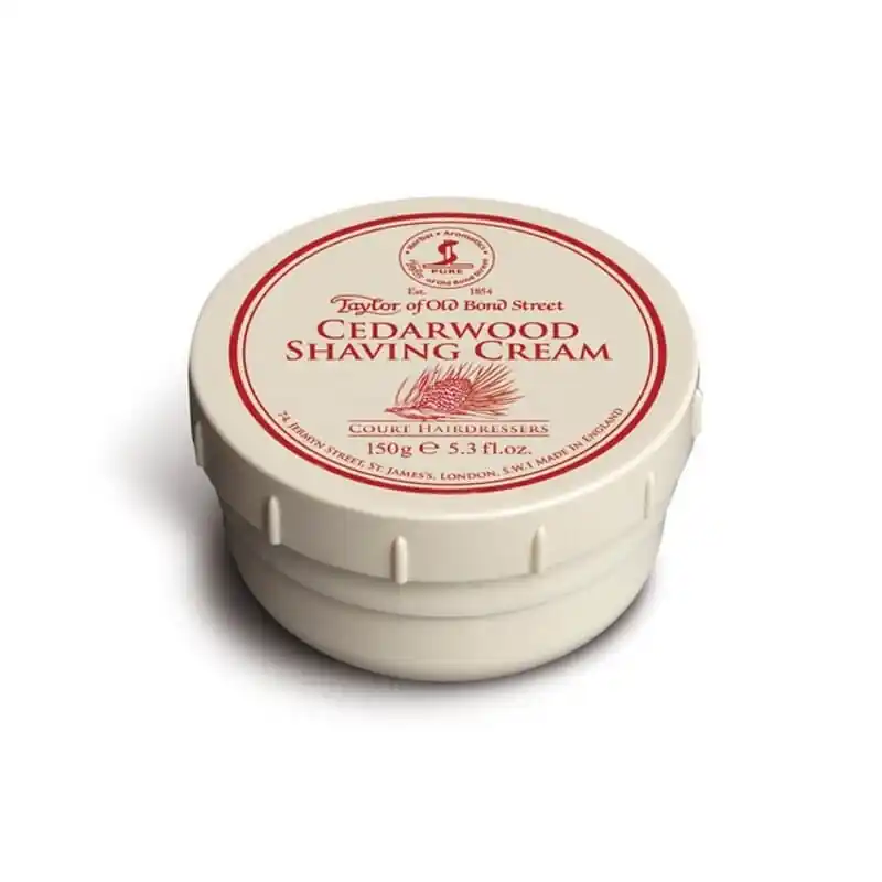 Značkový Taylor of Old Bond Street Cedarwood krém na holení 150g