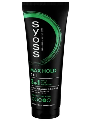 Víkendová Akce Syoss gel na vlasy 250 ml Max Hold 4