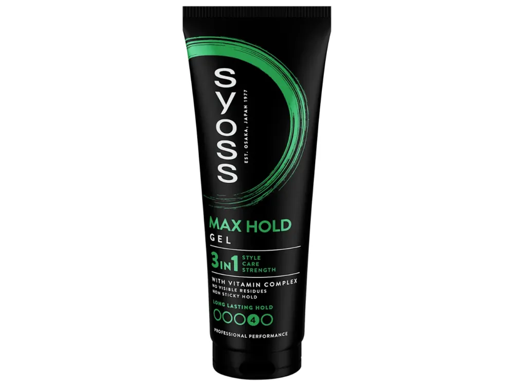 Víkendová Akce Syoss gel na vlasy 250 ml Max Hold 4