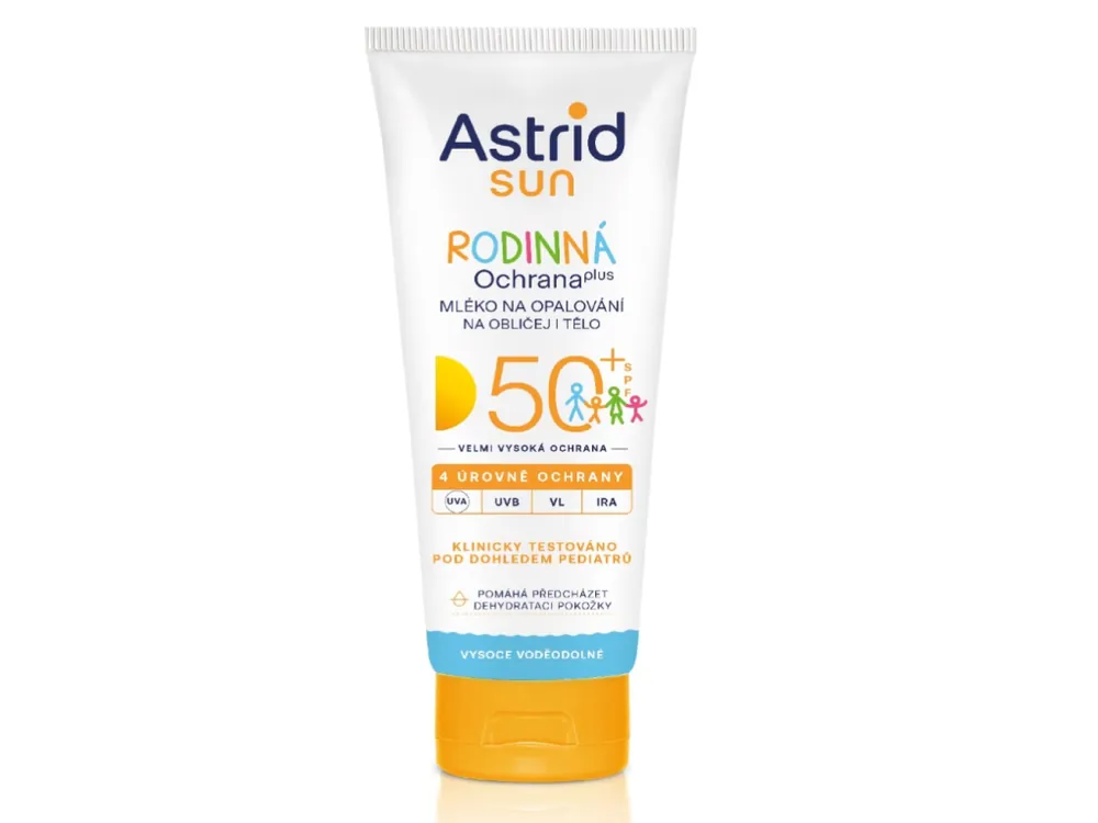 Doprava Zdarma Astrid SUN mléko na opalování SPF50+ 250 ml