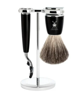 Mühle Rytmo Black Pure Badger Mach3 3-dílná Zlevněný