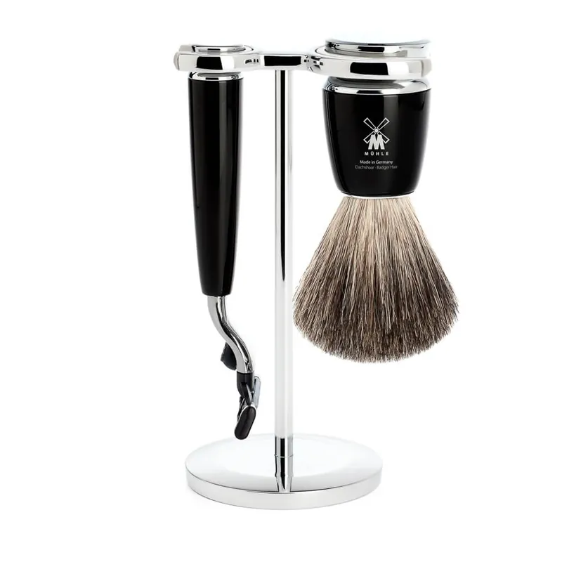 Mühle Rytmo Black Pure Badger Mach3 3-dílná Zlevněný