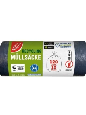 Gut & Günstig pytle na odpadky 120 l 10 ks Zlevněný